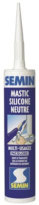 MASTIC SILICONE NEUTRE TRANSLUCIDE, Силіконовий герметик напівпрозорий, 310 мл