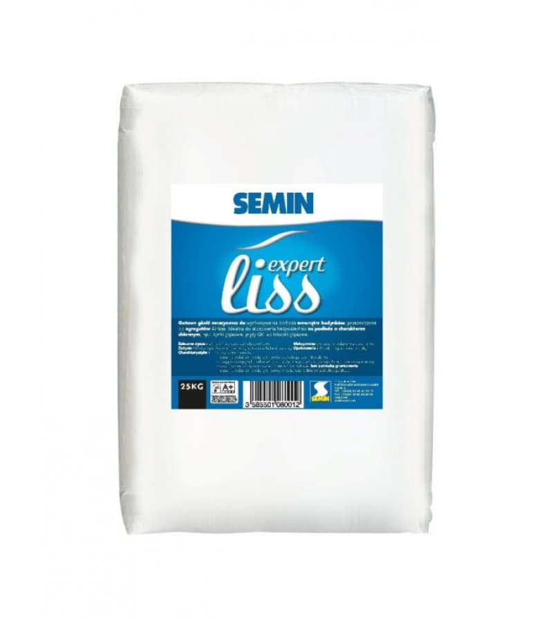 EXPERT’LISS SEMIN Фінішна шпатлівка, 25 кг. мішок
