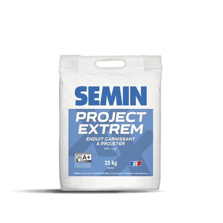 PROJECT EXTREM Фінішна шпаклівка для безповітрянного нанесення, 25 кг