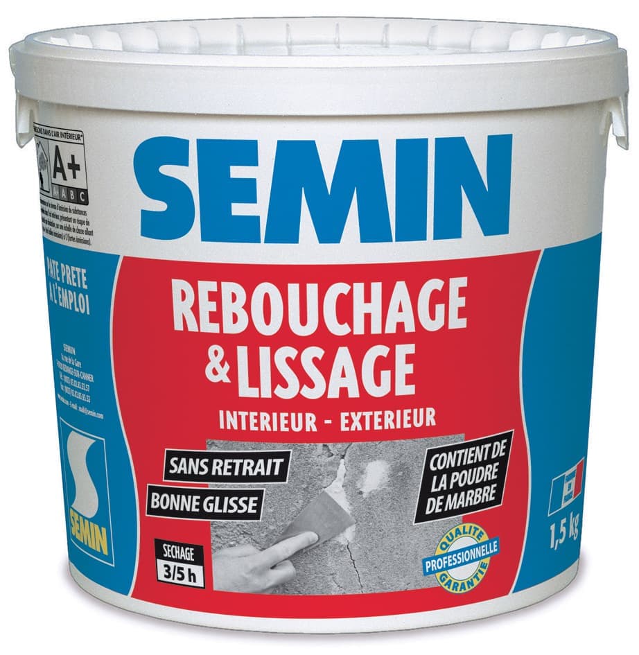 REBOUCHAGE ET LISSAGE Ремонтна шпаклівка, 1,5 кг