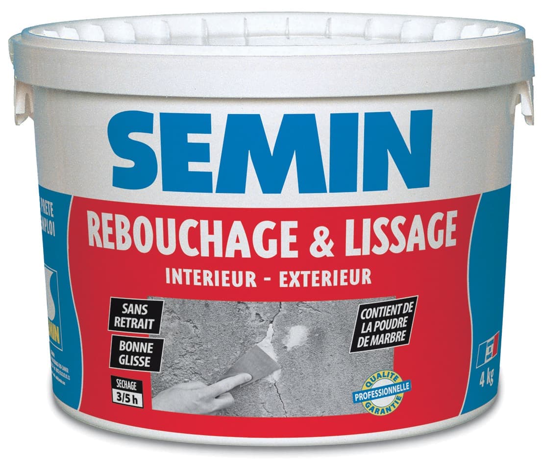 REBOUCHAGE ET LISSAGE Ремонтна шпаклівка, 4 кг