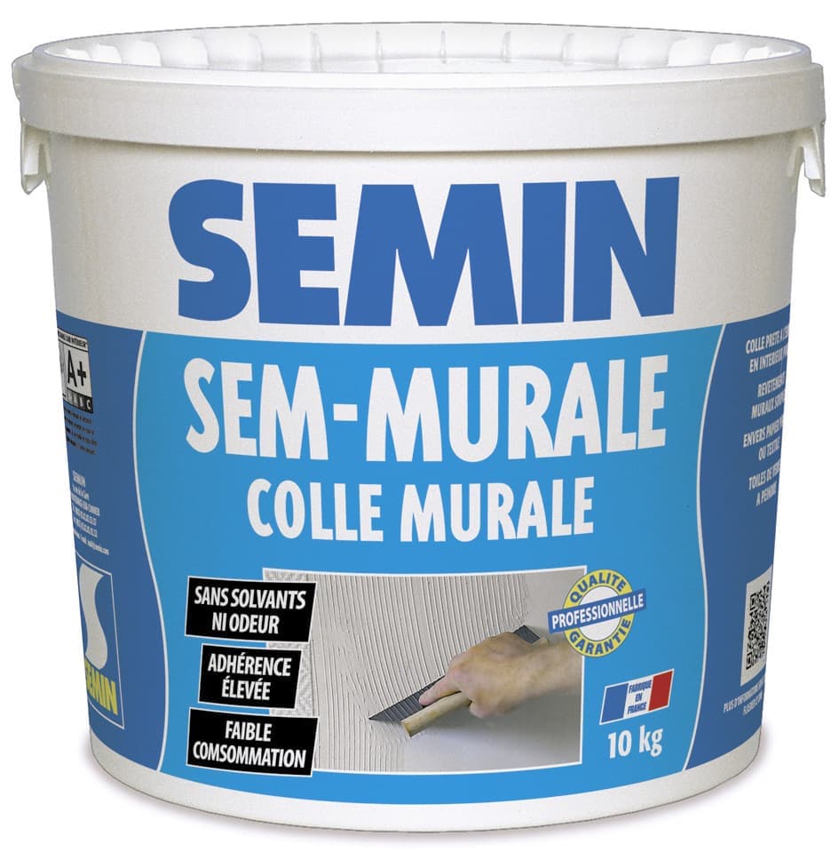 SEM-MURALE Клей готовий для склополотна, шпалер і тканин, 10 кг