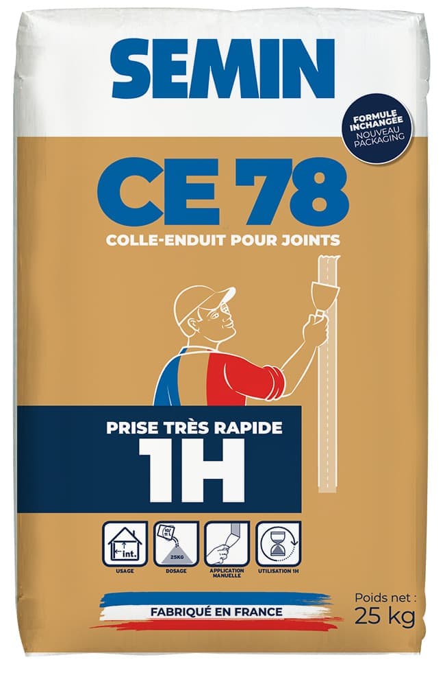 CE 78 TRES RAPIDE Шпаклівка гіпсова, мішок 25 кг