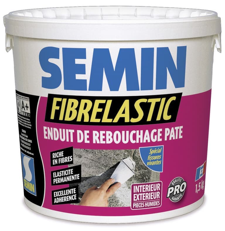 FIBRELASTIC Шпаклівка еластична, відро 1,5 кг