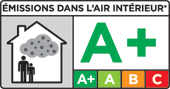 A+ émissions dans l'air intérieur